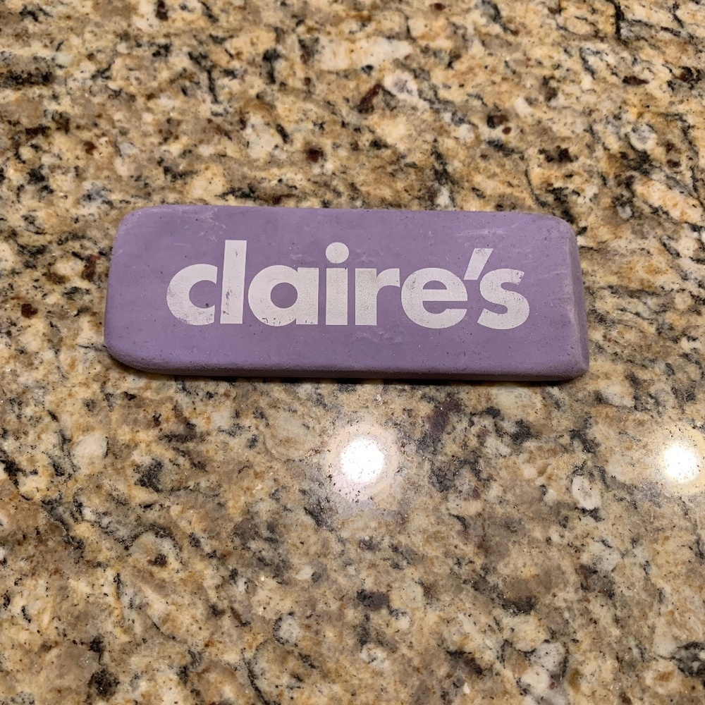 Claire’s Eraser